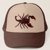 Scorpion rouge - casquette #2 (Devant)