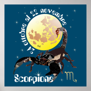Scorpione 24 ottobre al 22 novembre Poster