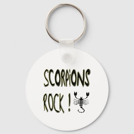 Scorpions Rock! Button Sleutelhanger (Voorkant)