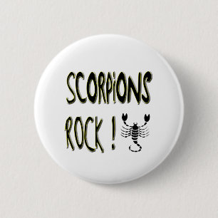 Scorpions Rock! Knoop Ronde Button 5,7 Cm