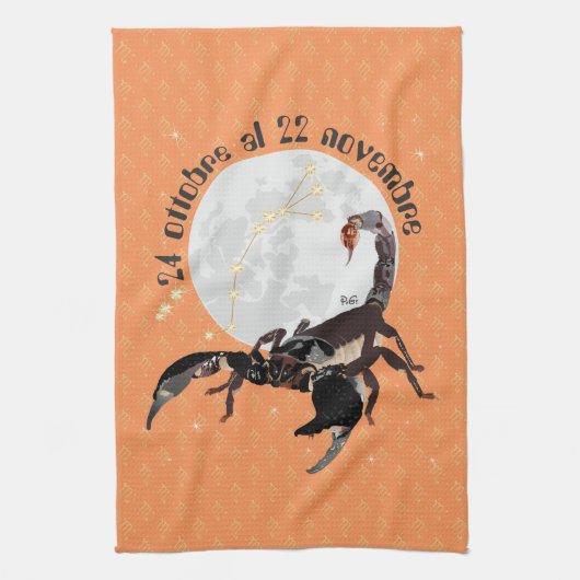 Scorpions Serviettes de cuisine (Vertical)