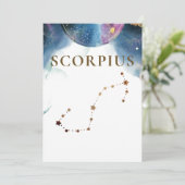 Scorpius Constellation, Celestial Table Number (Staand voorkant)