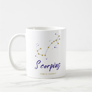 Scorpius Zodiac Constellation Sterrenhoroscoop Ast Koffiemok