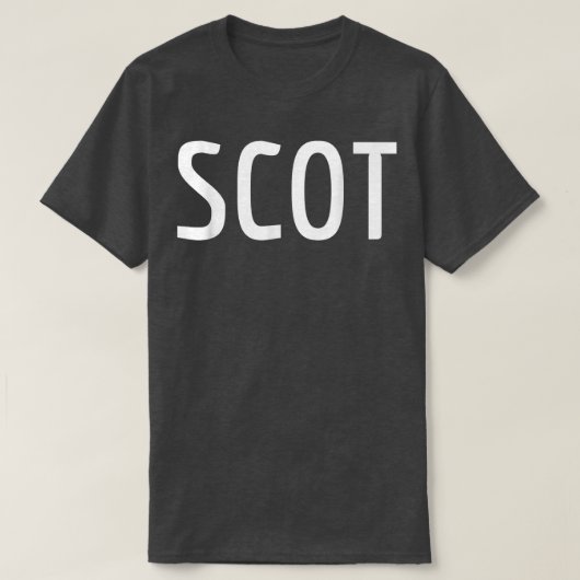 SCOT Scotland Two Part Combo Design Scottish Fla T-shirt (Design voorkant)
