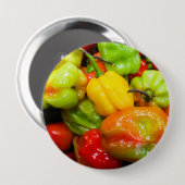Scotch Bonnet Chili Peppers Ronde Button 4,0 Cm (Voorkant /achterkant)