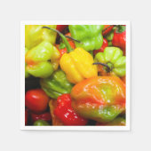 Scotch Bonnet Chili Peppers Servetten (Voorkant)