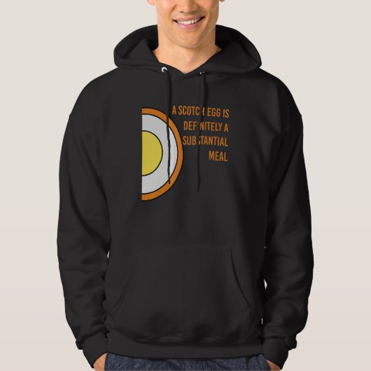 Scotch Egg is zeker een substantieel vlees Hoodie (Voorkant)