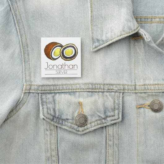 Scotch Egg UK British Food Yorkshire England Naamplaatje (In situ)