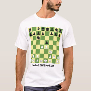 Scotch Game Chess Openingen Shirt Chess Gift