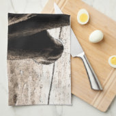 Scotch in Sepia Theedoek (Quarter Fold)