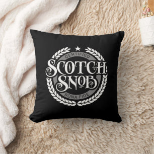 Scotch Snob - grappige whisky drinker Kussen