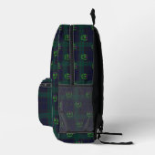 Scotch Thistle Custom Monogram Bedrukte Rugzak (Rechts)