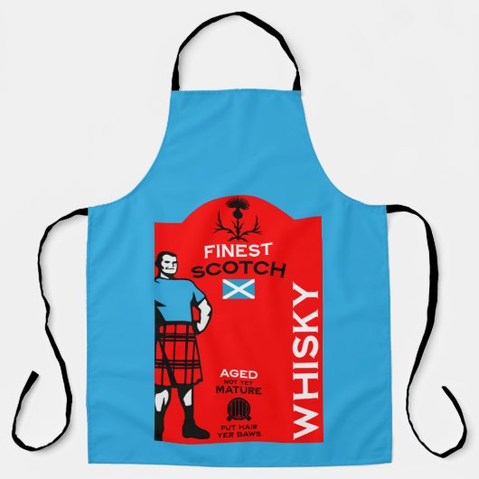 Scotch Whisky Drinker Schort (Voorkant)