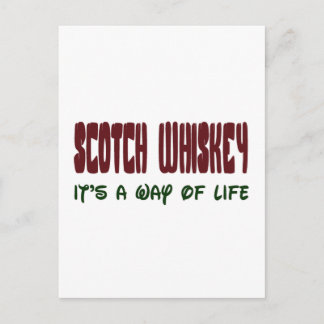 Scotch Whisky Het is een manier van leven Briefkaart