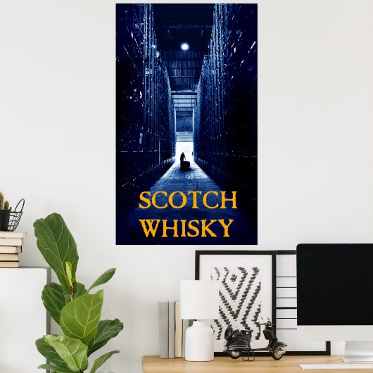 scotch whisky poster (Thuiskantoor)