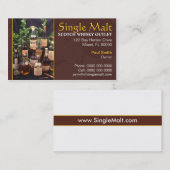 Scotch Whisky Visitekaartje (Voorkant / Achterkant)