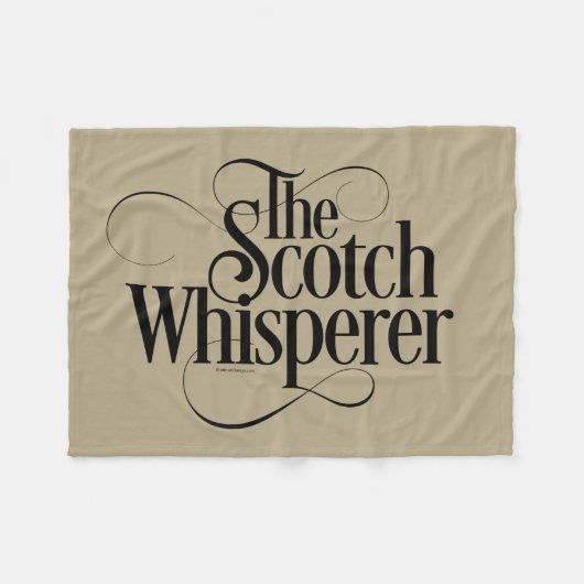 Scotch Whisperer Fleece Deken (Voorkant (Horizontaal))