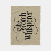 Scotch Whisperer Fleece Deken (Voorkant)