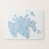 Scotish Slang Word Map Jigsaw Puzzle (Horizontal)