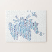 Scotish Slang Word Map Jigsaw Puzzle (Horizontal)
