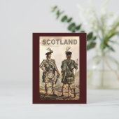 Scotland Art Briefkaart (Staand voorkant)