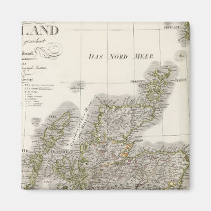 Scotland Atlas Map Magneet