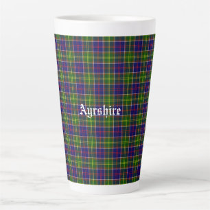 Scotland Ayrshire District Tartan Latte Mok