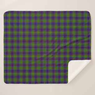 Scotland Ayrshire District Tartan Sherpa Deken