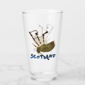 Scotland Bagpipes Glas (Achterkant)