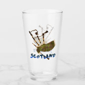 Scotland Bagpipes Glas (Voorkant)