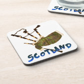 Scotland Bagpipes Onderzetter (Linkerzijde)