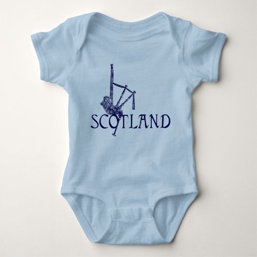 Scotland Bagpipes, Scottish Design Romper (Voorkant)