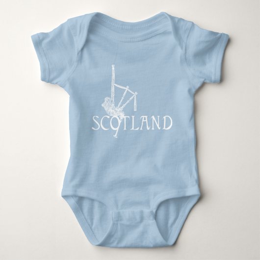 Scotland Bagpipes, Scottish Design Romper (Voorkant)