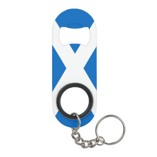 Scotland Bold Flag Graphic Sleutelhanger Flessenopener