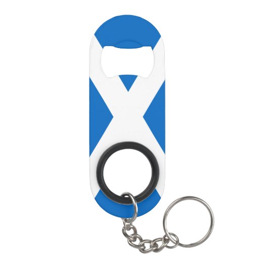 Scotland Bold Flag Graphic Sleutelhanger Flessenopener (Achterkant)