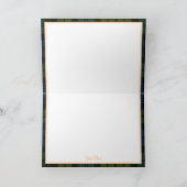 Scotland Campbell Clan Castle Carte de voeux pliée (Intérieur)