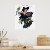 Scotland Caricature Map Poster (Keuken)