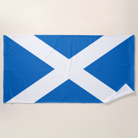 Scotland flag Beach Towel Strandlaken (Voorkant)