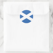 Scotland Flag Classic Ronde Sticker (Tas)