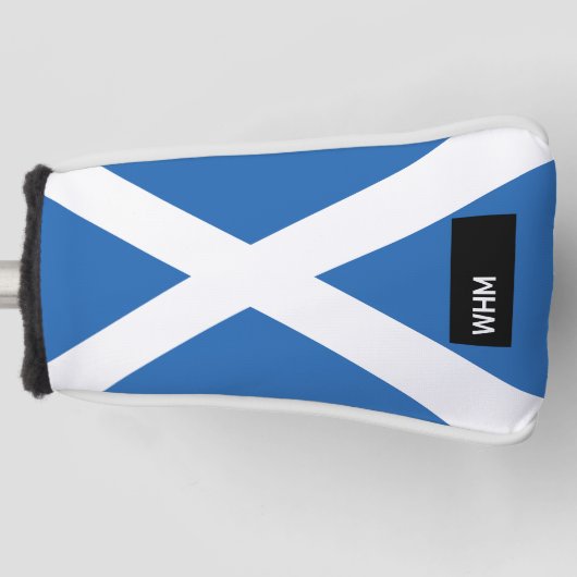 Scotland Flag - Custom Golf Putter Head Cover (Voorkant)