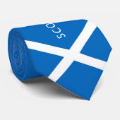 Scotland Flag et Lion Rampant Cravate (Roulé)