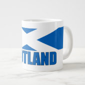 Scotland Flag Extra Grote Beker (Voorkant rechts)