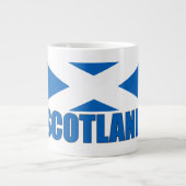 Scotland Flag Extra Grote Beker (Voorkant)