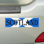 Scotland Flag Scotland Bumper Sticker arc1 (En voiture)