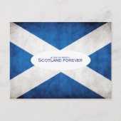 Scotland Forever Alba Gu Brath Flag Carte postale (Devant)