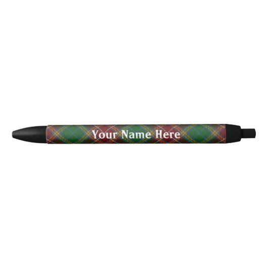 Scotland Forever Clan Baxter Tartan Zwarte Inkt Pen (Voorkant)