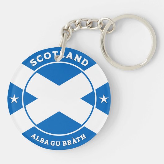 Scotland Forever Sleutelhanger (Achterkant)