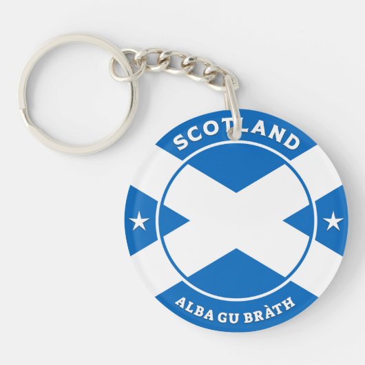 Scotland Forever Sleutelhanger (Voorkant)