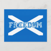 Scotland Freedom Briefkaart (Voorkant)