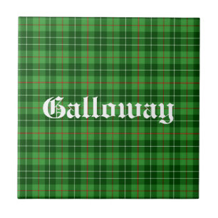 Scotland Galloway District Tartan Gepersonaliseerd Tegeltje